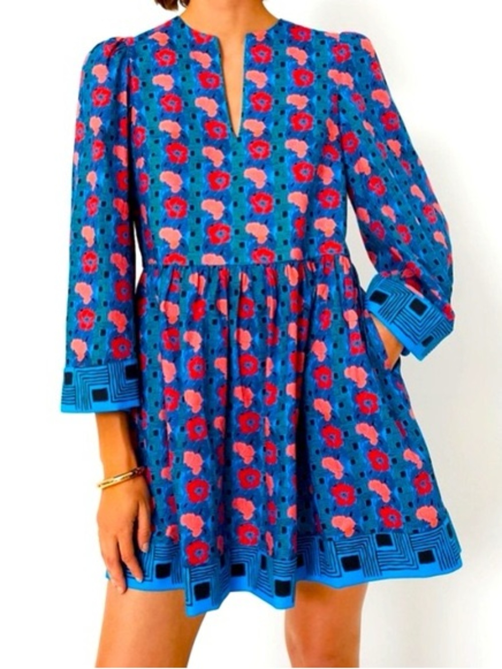 Tuckernuck Retro Floral Izzie Dress - XXL - Rare Find!